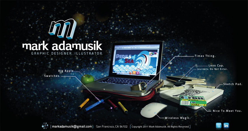 Mark Adamusik. Graphic Designer. Illustrator.